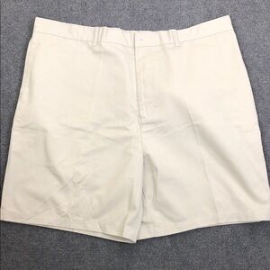 Puritan Men's Light Tan Flat Front Shorts (M1)